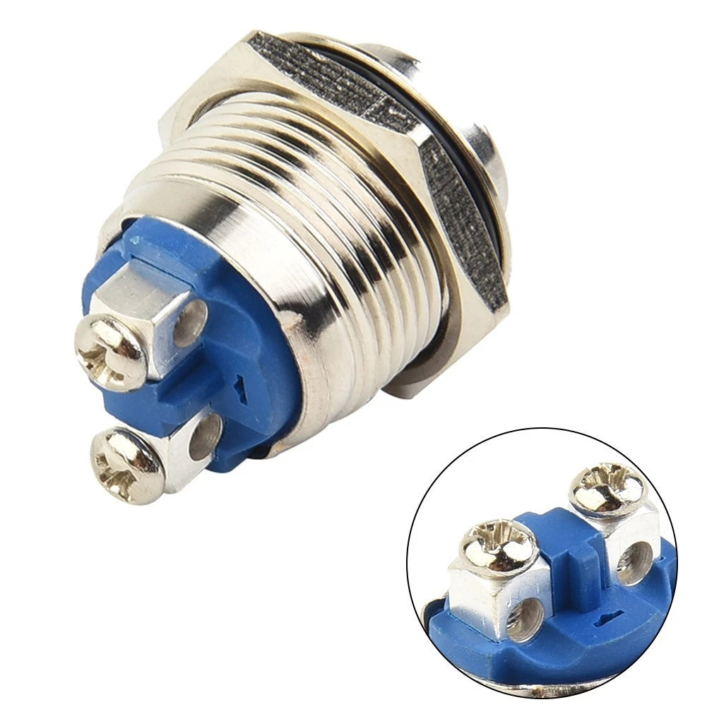 Button Switch 12V 16mm for Universal Applications (3~220V)