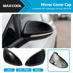 Glossy Black Mirror Cover Cap for Volkswagen Golf 7 MK7 GTI (2014–2019)