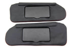 Sunvisor Covers for Camaro Firebird (1993–2002) Red Stitch Leather Synthetic