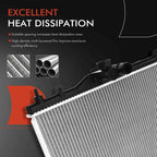 Radiator with Oil Cooler for Nissan Versa (2007–2012)