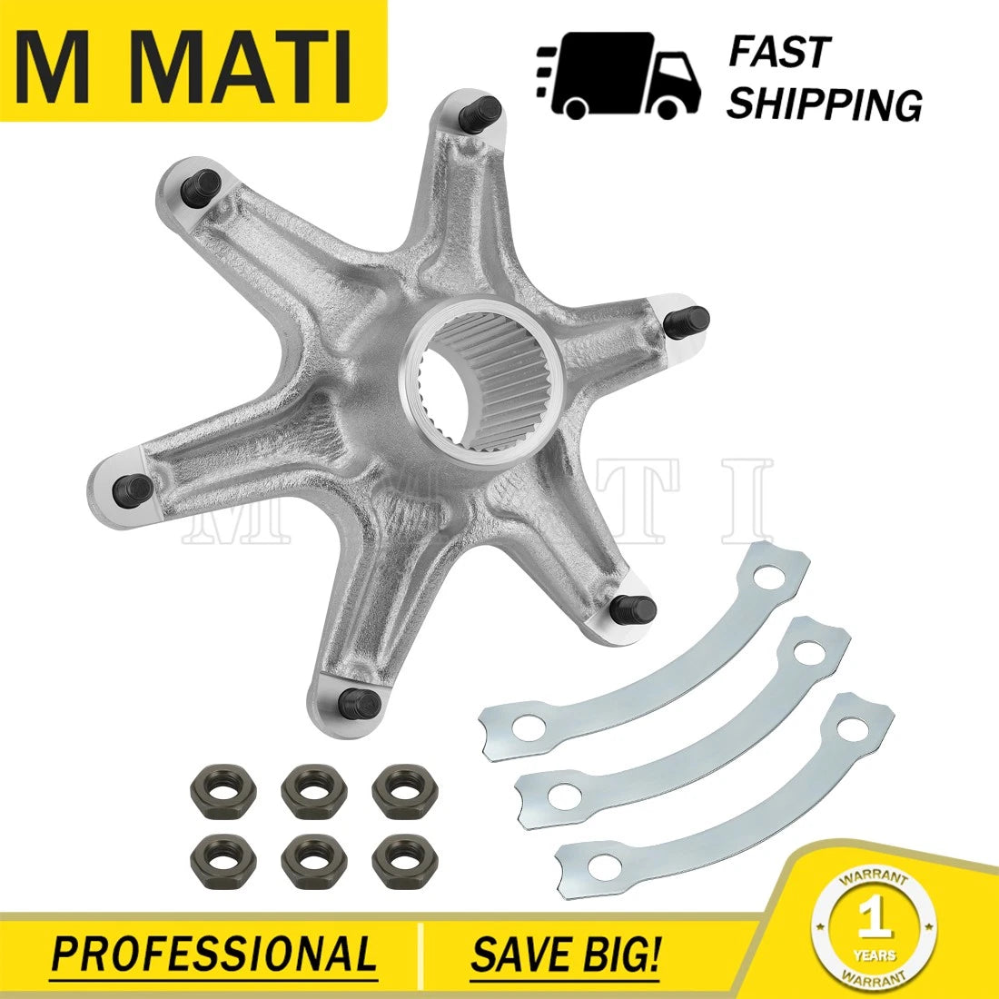 Rear Wheel Axle Collar Sprocket Hub for Yamaha Blaster YFS200 (1988–2006)