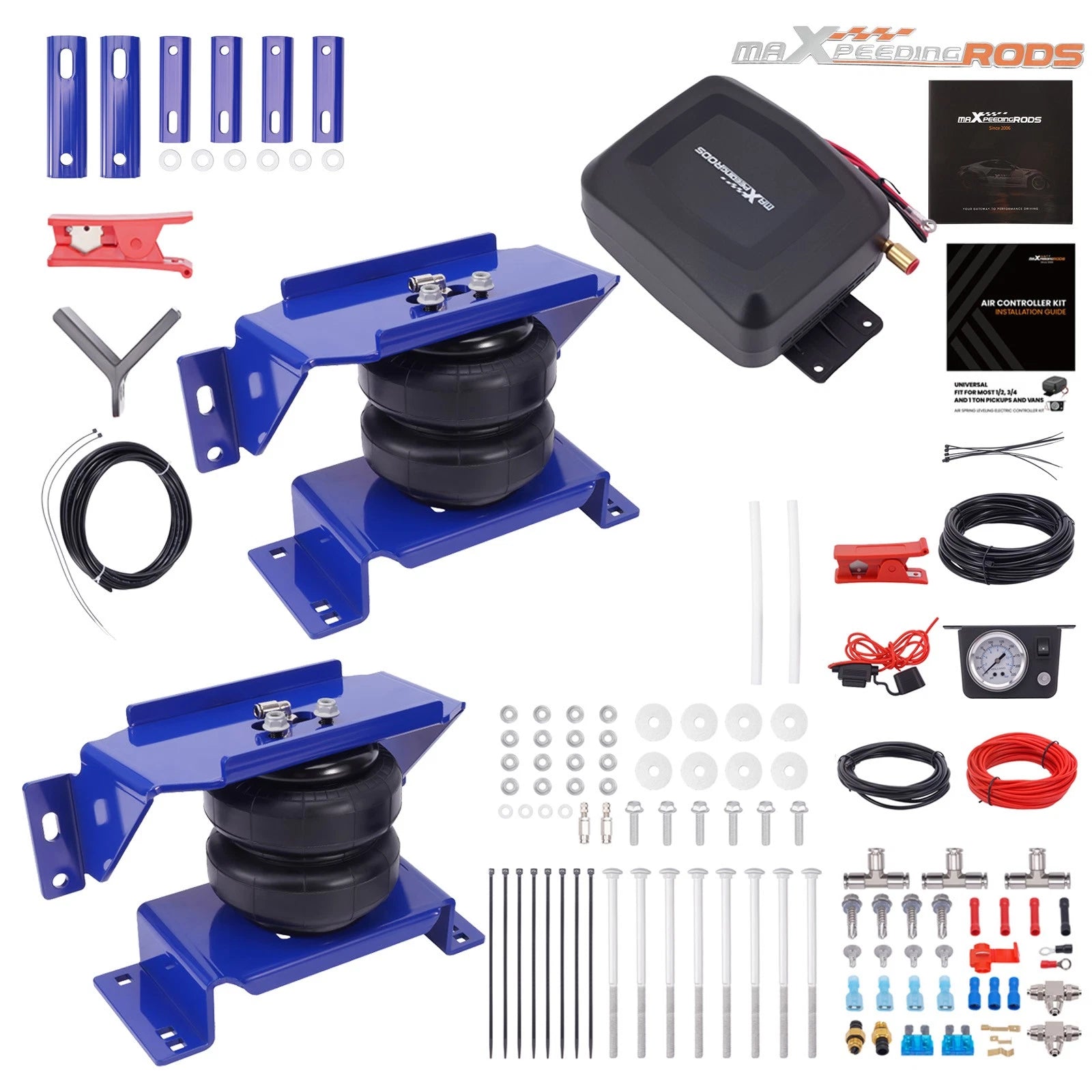 Air Suspension Springs + Compressor Kit for Ram 3500HD (2010–2024)