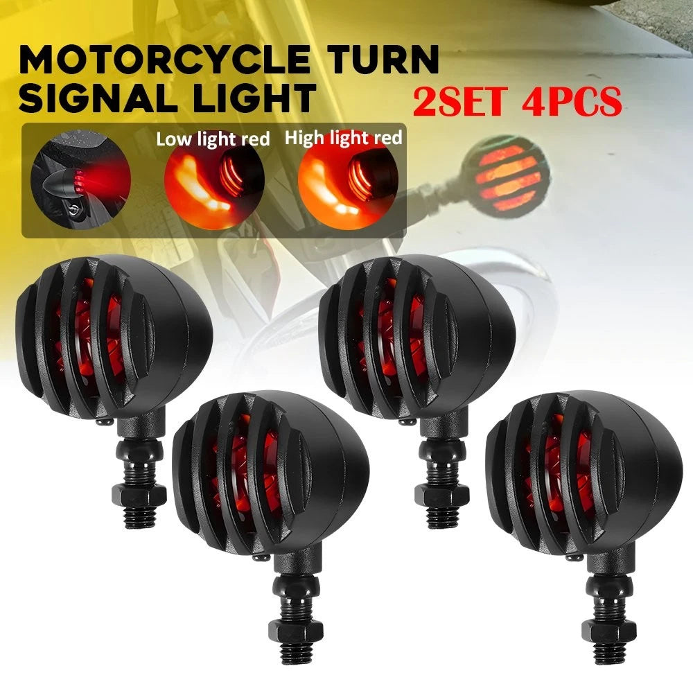 2X Halogen Turn Signal Indicator Light for Universal Motorcycle