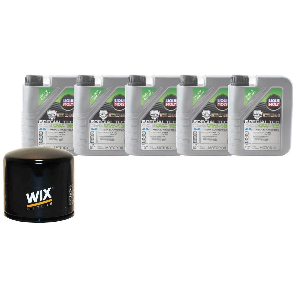 5L Liqui Moly Special Tec AA 0W-16 Engine Oil Change Kit for Camry Sienna (2018–2023)
