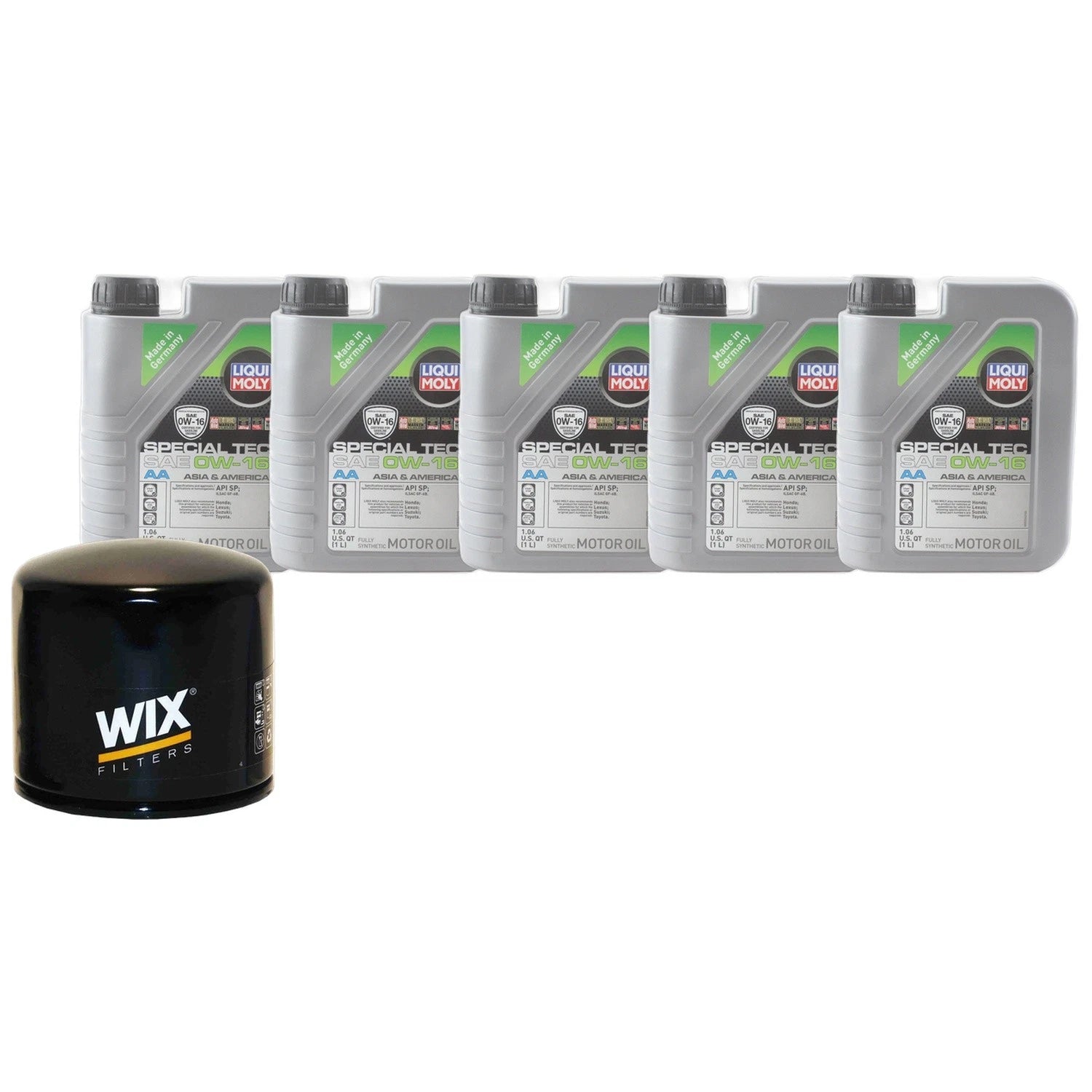 5L Liqui Moly Special Tec AA 0W-16 Engine Oil Change Kit for Camry Sienna (2018–2023)