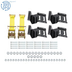 E Track System with 9' Ratchet Straps for Trailer ATV (2010–2023)