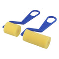 2X Yellow Sponge Roller Brush Set for Kids Art Craft DIY Foam Painting