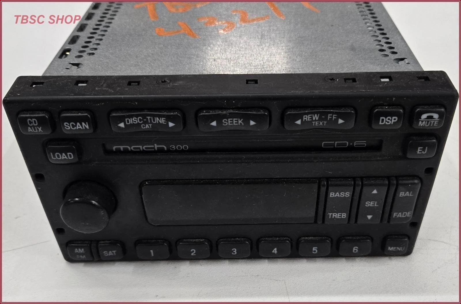 Sat Radio 6 CD Disc Player for Ford Mercury Mach 300 (2003–2004) 5L8T-18C815-CE
