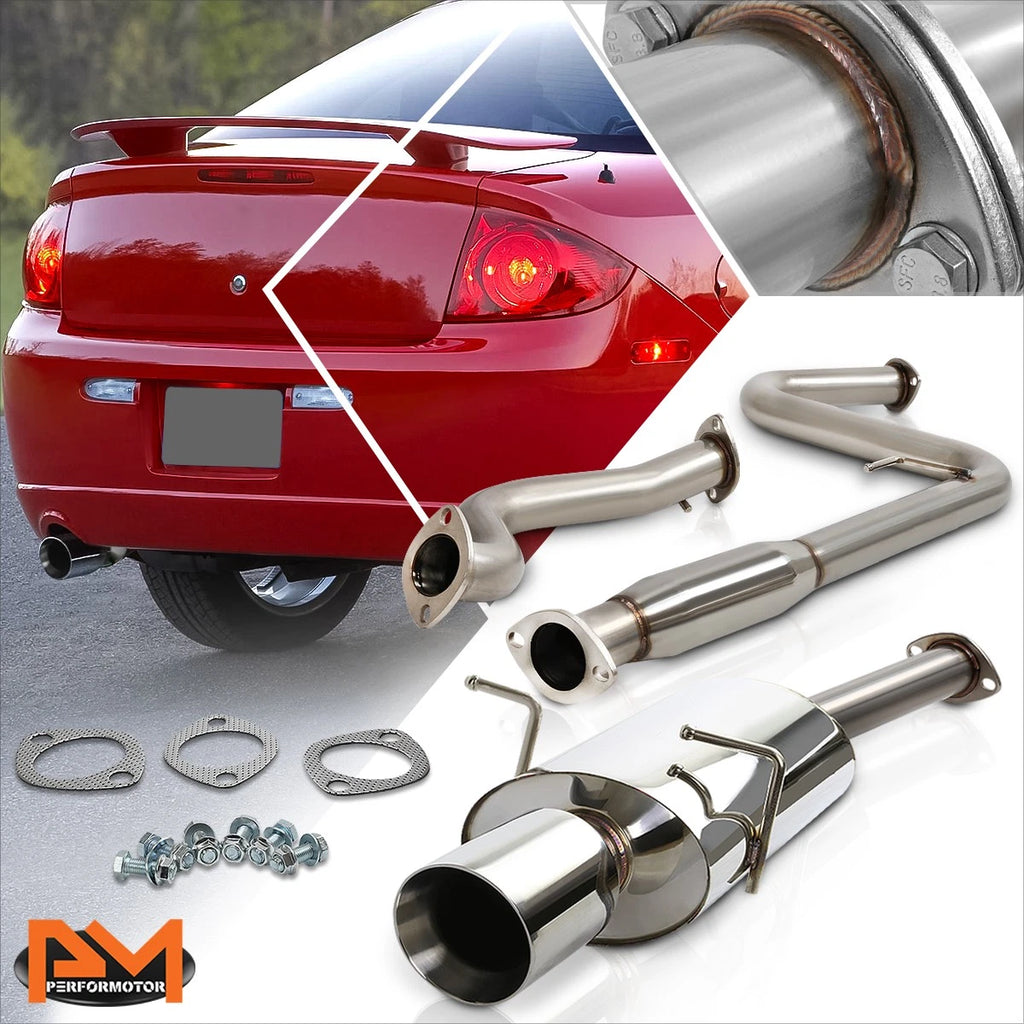 4" Rolled Oval Muffler Tip for Chevy Cobalt 2.2 (2005–2010)