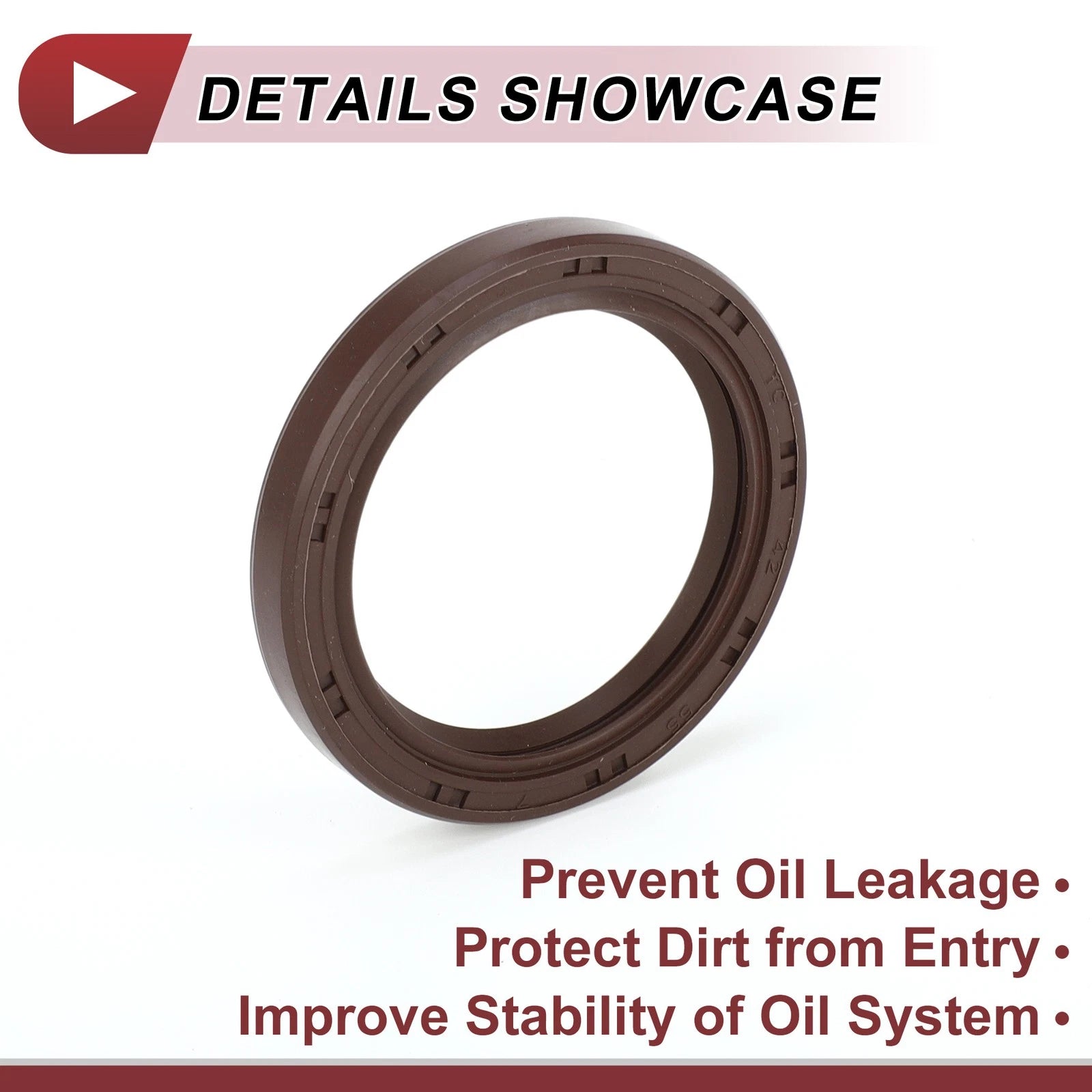 1Pc Front Crankshaft Oil Seal for Kia Sportage, Hyundai Sonata (2011–2019) No. 21421-2G100