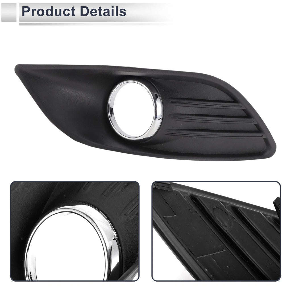 1 Pc Fog Light Grill for Ford Focus Mk2 (2009–2012) Black