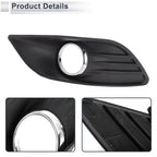 1 Pc Fog Light Grill for Ford Focus Mk2 (2009–2012) Black
