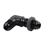 Union Bulkhead Adapter Fitting 8AN Male to Male Flare 90 Degree (Universal)