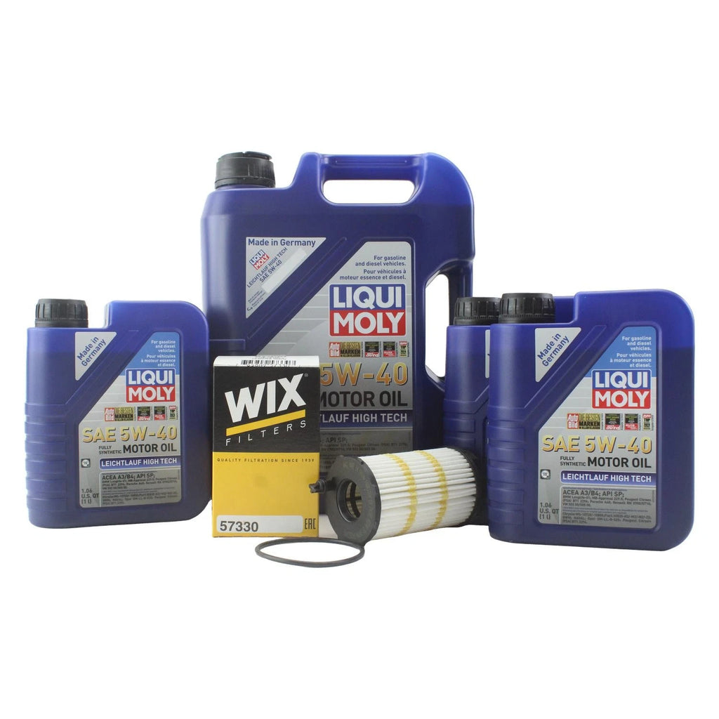 Engine Oil Change Kit 5W40 for Audi A8 Quattro (1994–2002) - 8L Liqui Moly, Wix