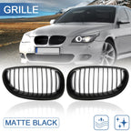 Matte Black Grille for BMW E60 E61 528i 535i 525i 530i 530xi 545i M5 (2003–2009)