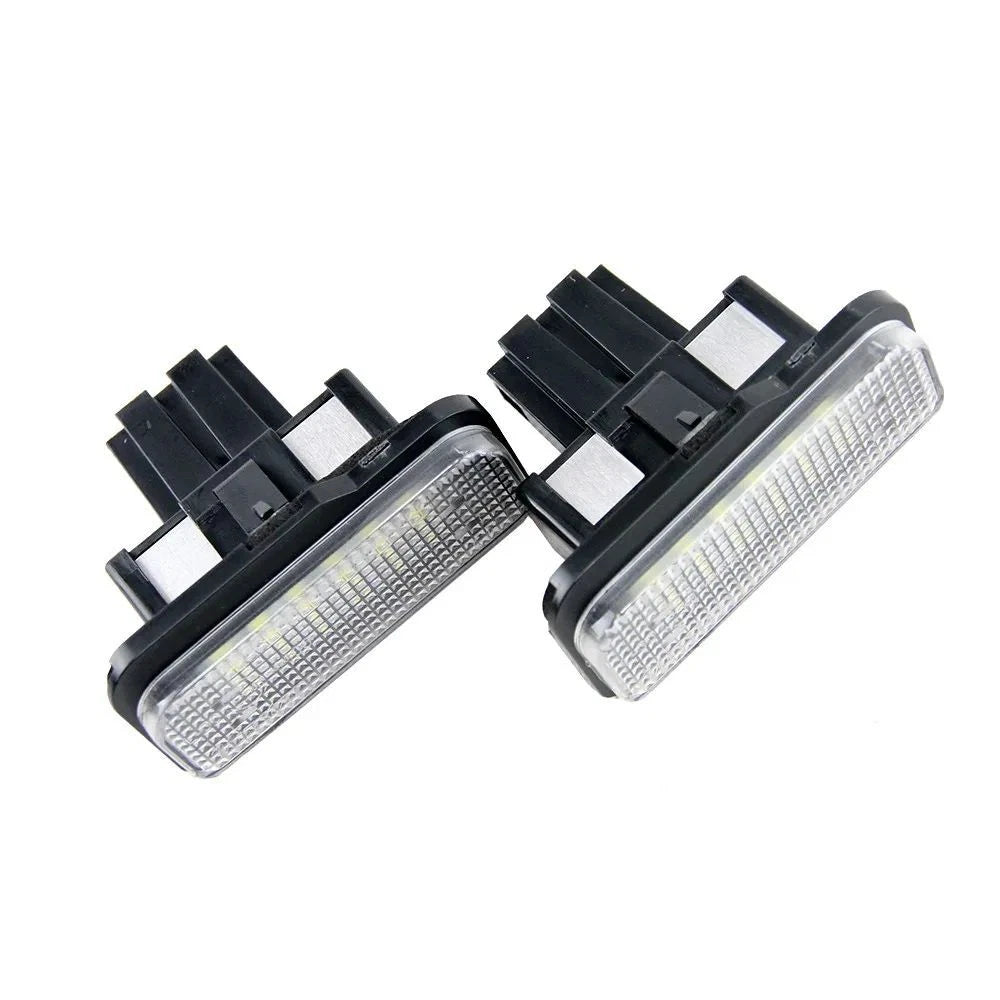 LED License Plate Light Pair for Mercedes C/E/CLS Class W203 W211 S211 W219 R171
