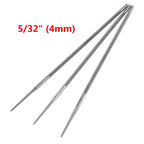 3 Pcs 4mm Round Chainsaw Chain Files for Woodworking