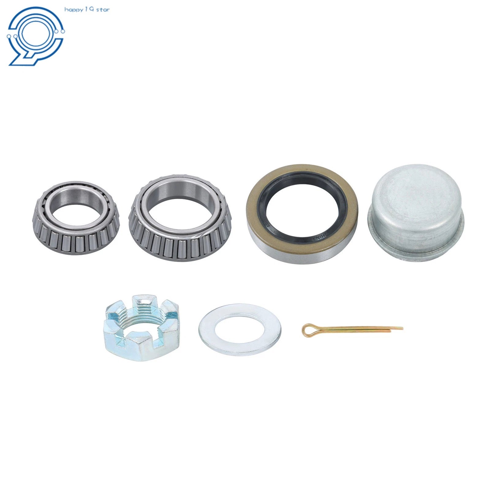 Round Spindle with Trailer Bearing Kit for Trailer (Fits Various Models)