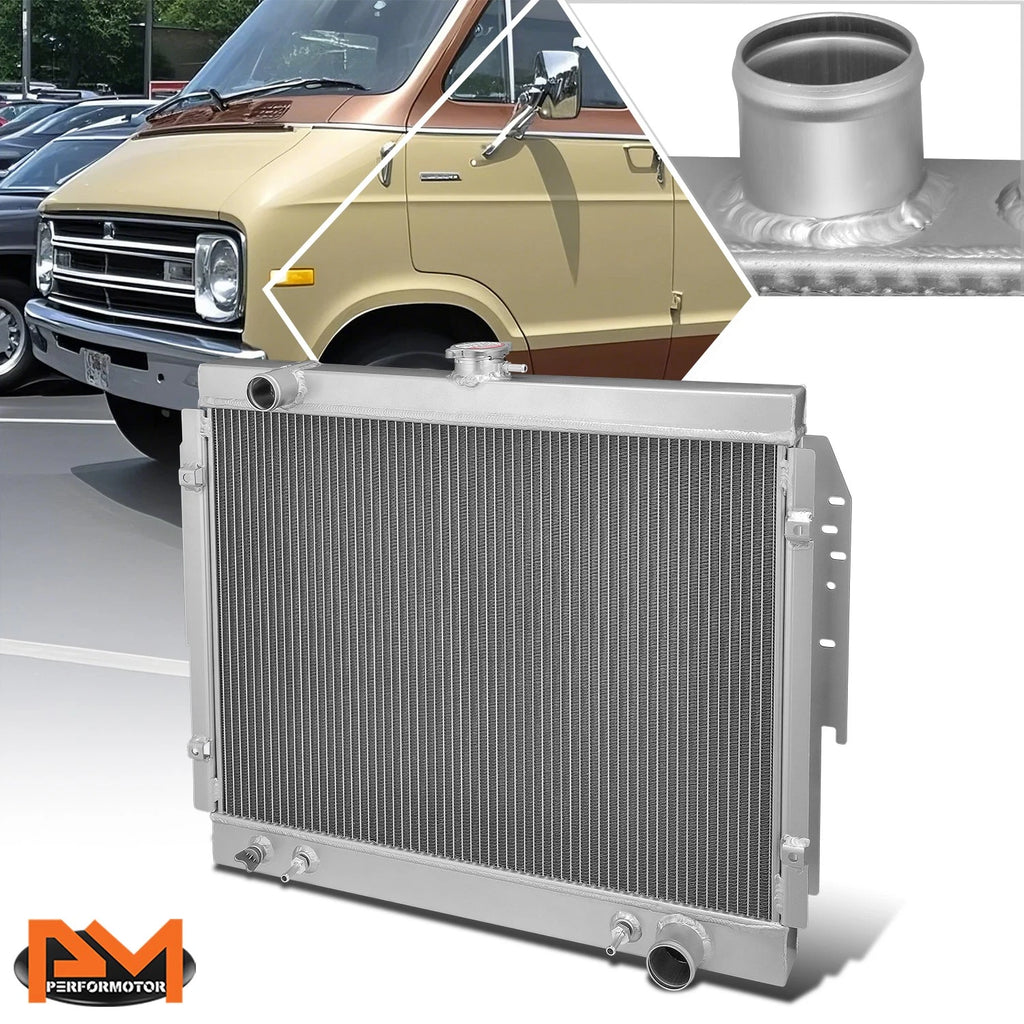 3-Row Aluminum Core Radiator for Dodge Pickup Plymouth Trailduster (1970–1979)