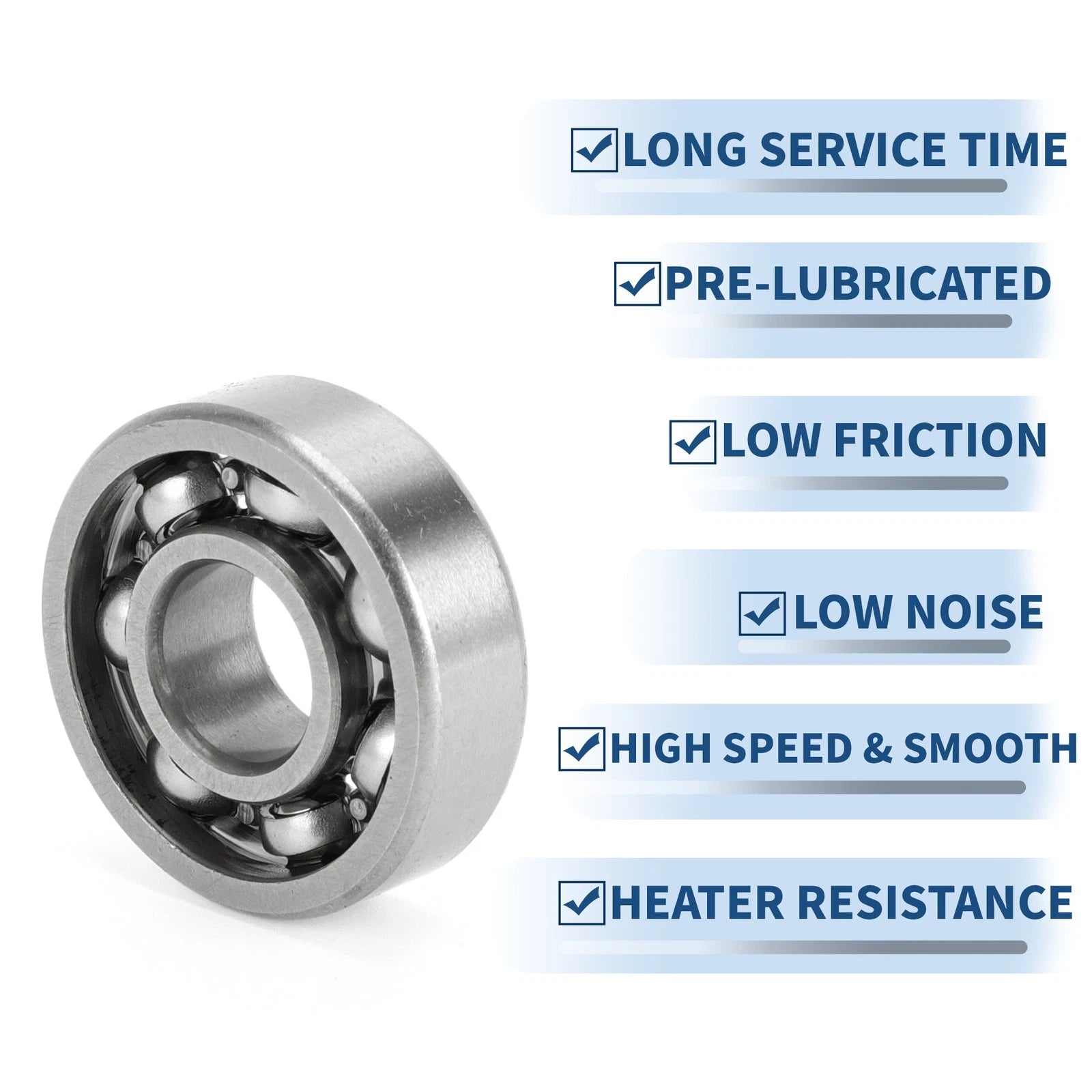 Deep Groove Ball Bearing 10x26x8mm for Scooter Skateboard (6000)