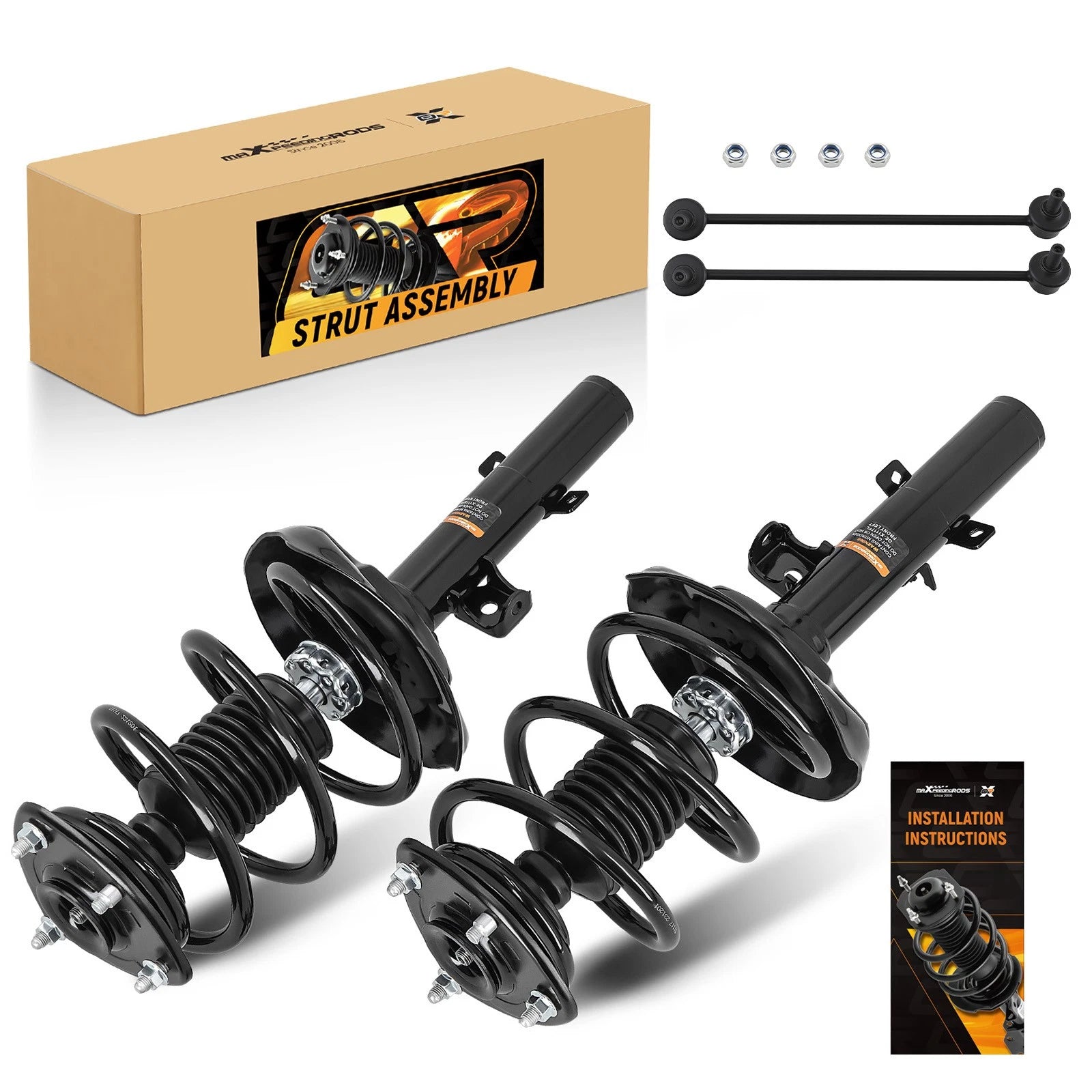 Front Struts & Sway Bar Links for Honda Accord (2013–2017) 3.5L EX-L