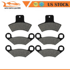 Set of 4 Brake Pads for Polaris Sportsman 500 4x4 HO (1998–2002)