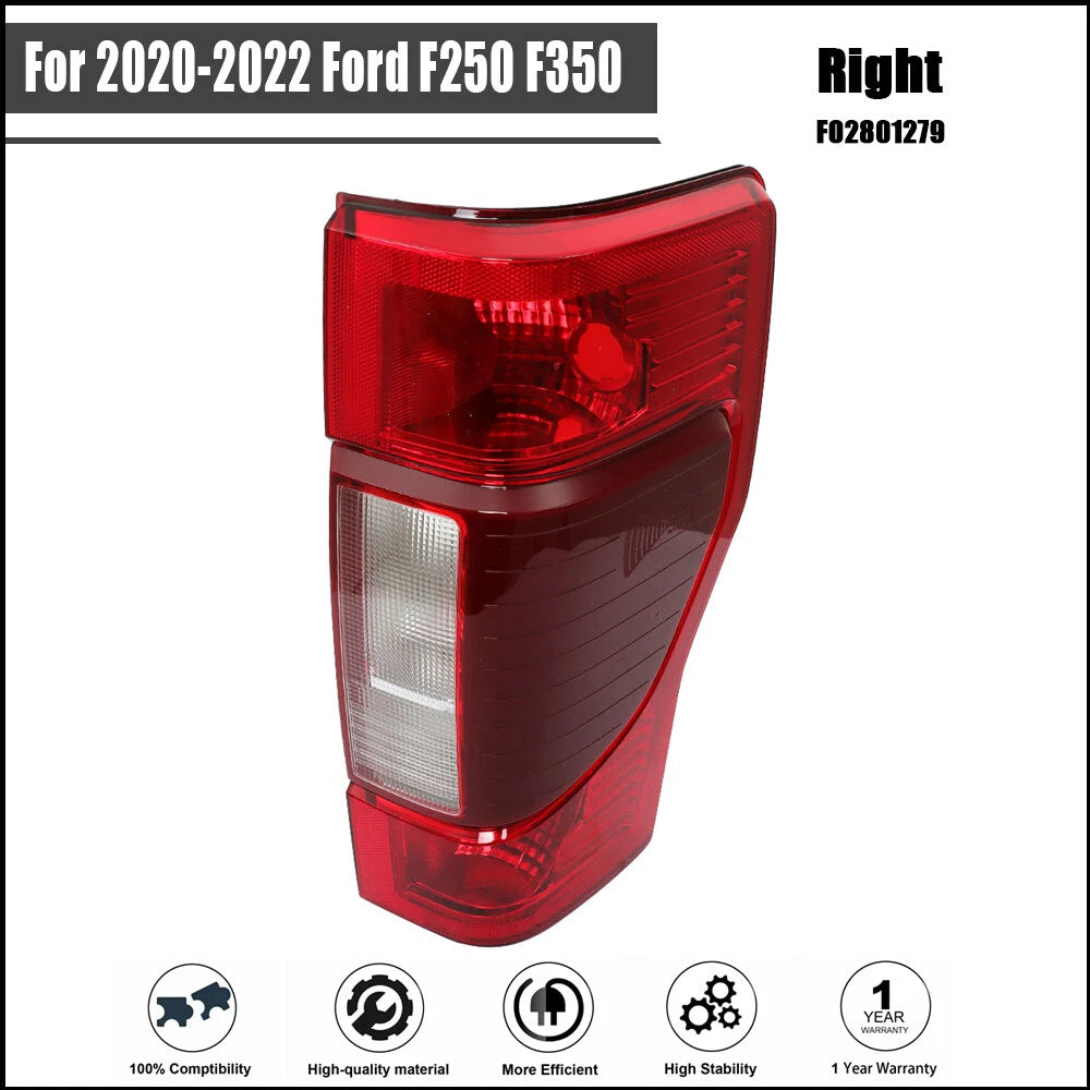 Right Side Tail Light with Blind Spot for Ford F250 F350 (2020–2022)