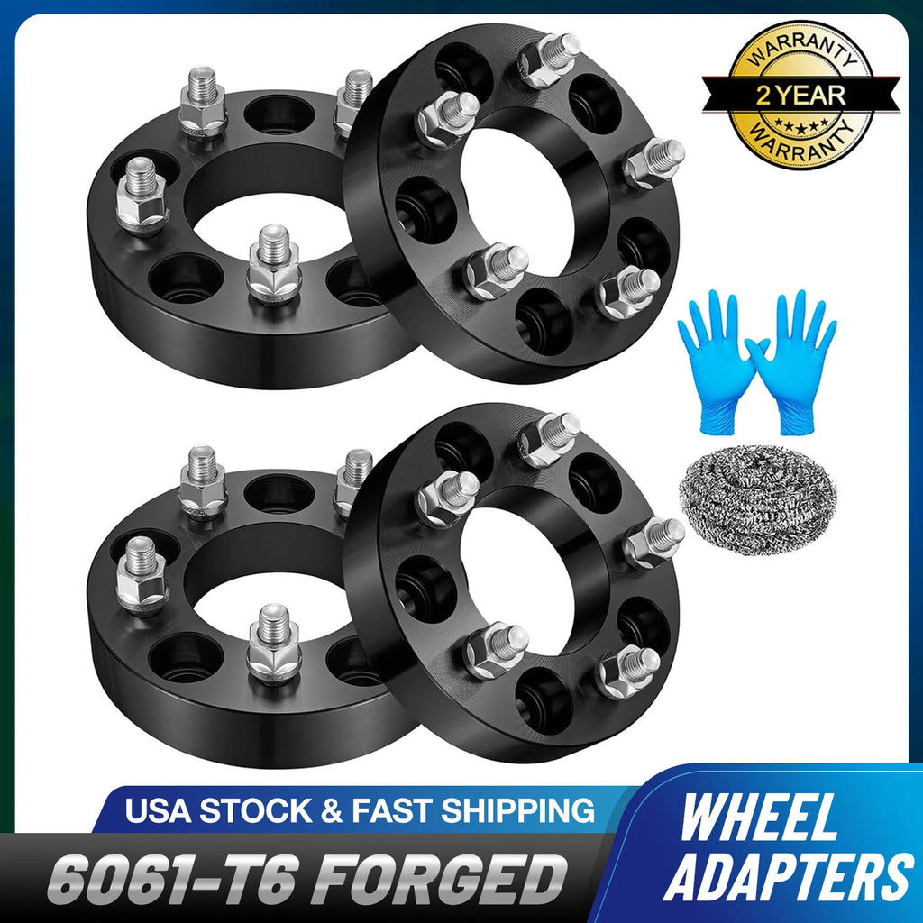 4pcs 1.25 in Wheel Adapters for GMC Buick Chevy Cadillac (74.1–74.1 mm)