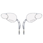 Black/Chrome Rear-View Mirrors for Harley Softail, Touring, Sportster (1988–2023)