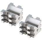 Set of 2 V-Block and Clamp for Multi-Use Precision (2-3/8" x 2-3/4" x 2")