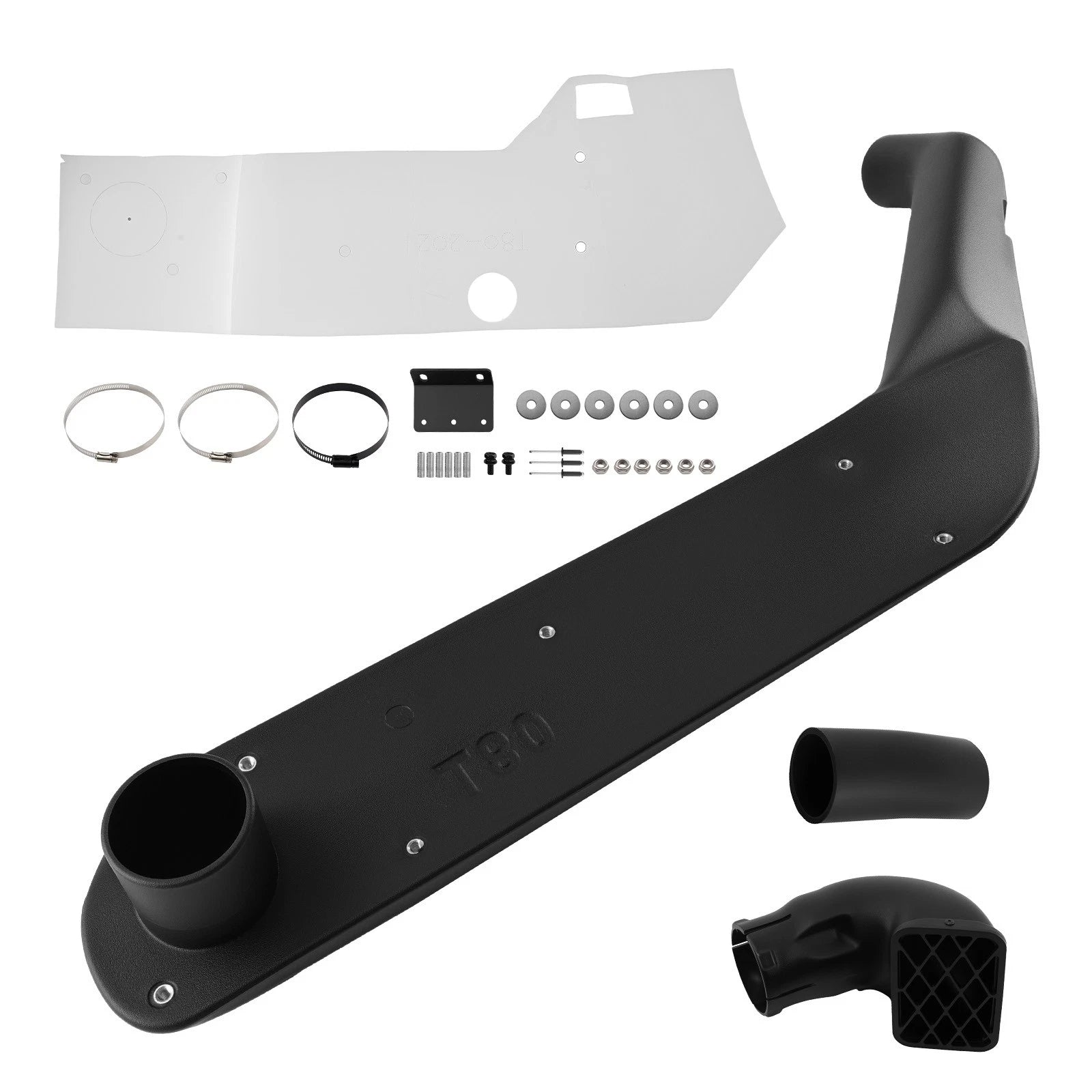 Air Snorkel Kit for Toyota Land Cruiser 80 Series (1990–1997) Right Side Black