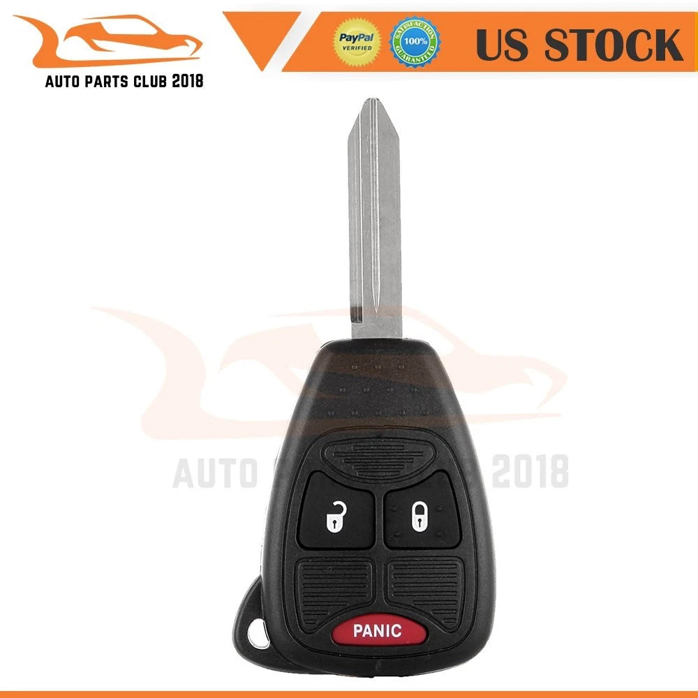 Keyless Key Fob Remote Case Shell for Chrysler Town & Country (2004–2006)