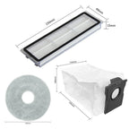 Filter Mop Cloth and Dust Bag Kit for Cecotec Conga X100 (2019–2023)