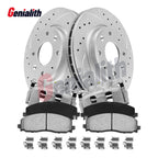 Front Brake Rotors, Calipers & Pads for Grand Caravan C/V Town & Country (2008–2016)