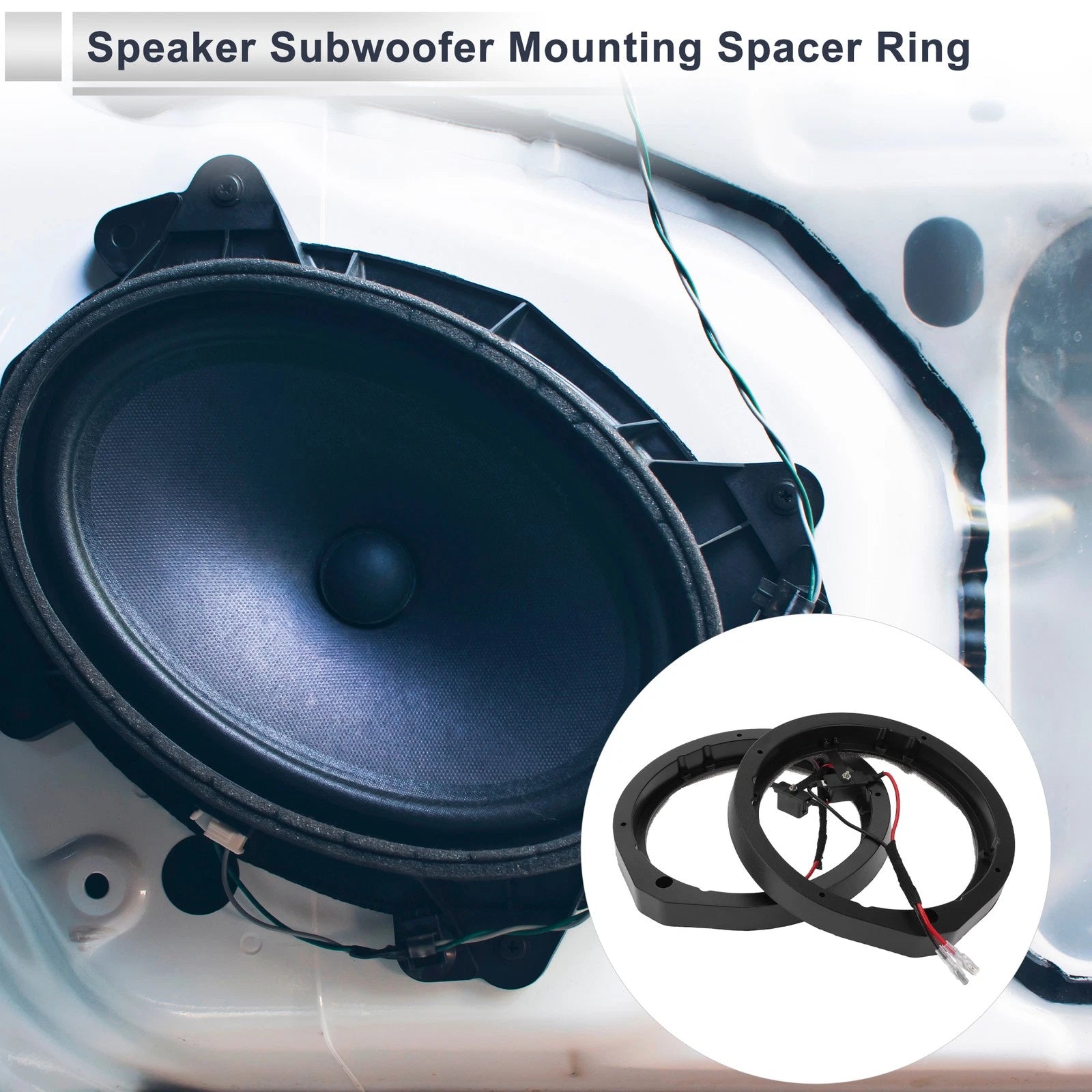 Set of 2 Speaker Spacer Rings for Honda 6.5" Tweeter