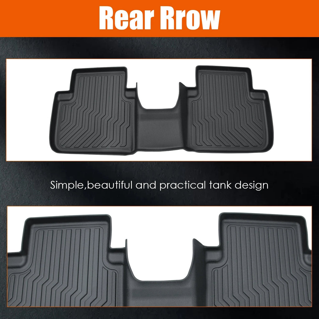 Set of 4 All Weather Floor Mats for Honda Accord Sedan (2013–2017)