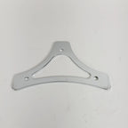 Chrome Sissy Bar Backrest Pad Mount Flat Plate for Harley Davidson Touring