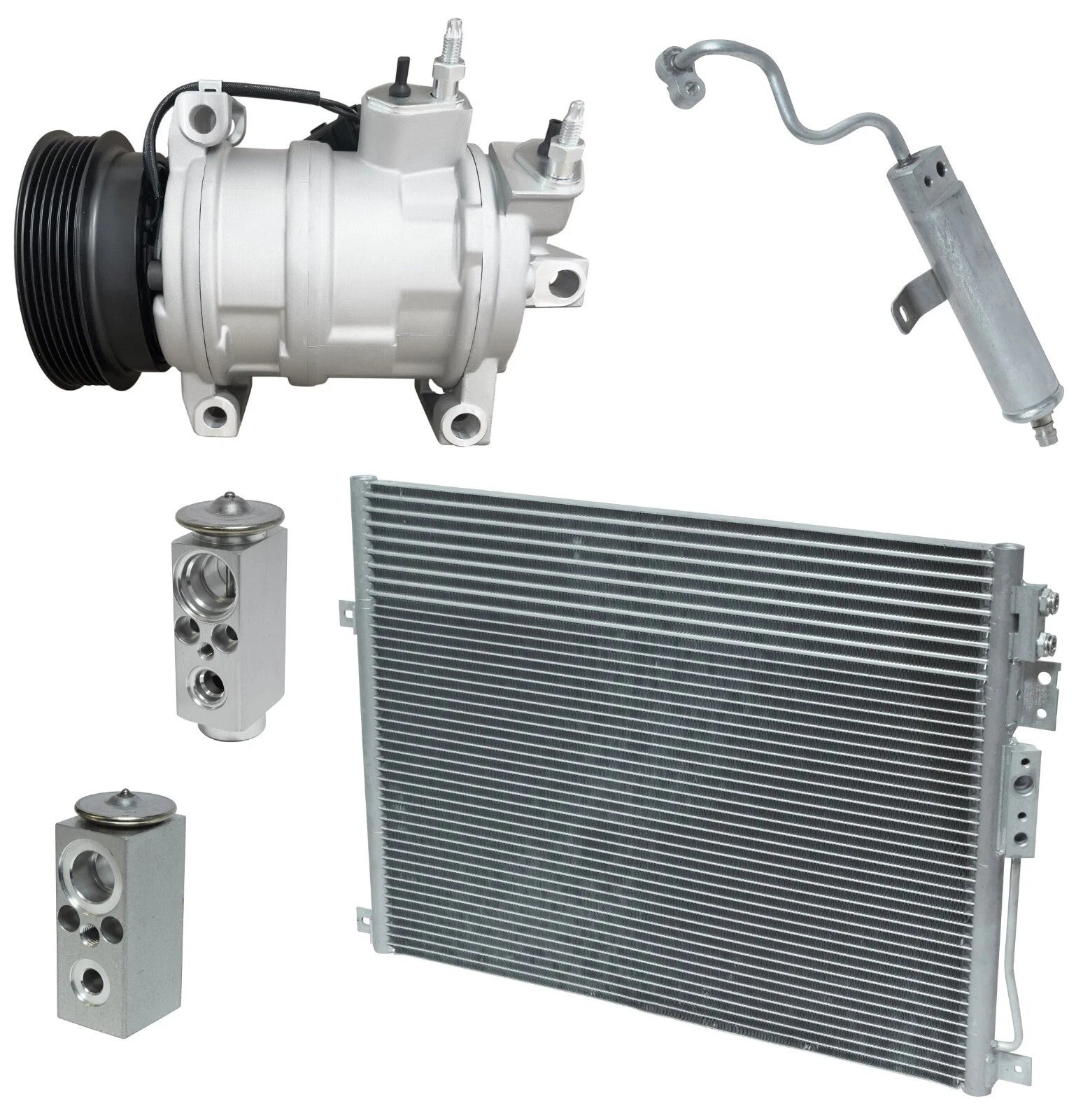 AC Compressor Kit With Condenser for Jeep Commander 5.7L (2006-2010)