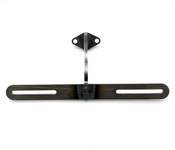 Drilled License Plate Bracket for Street Hot Rod Custom Steel Universal (Universal)