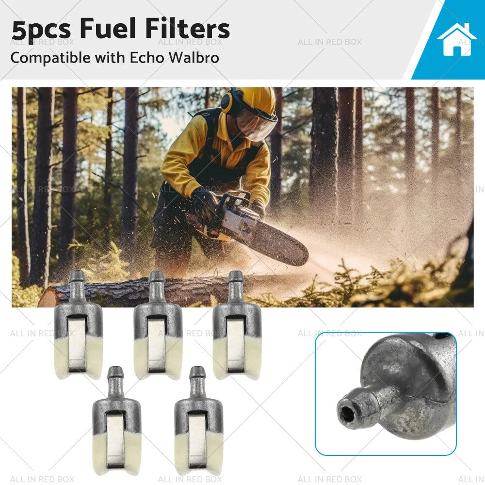 5x Fuel Filter for Homelite, Echo, Husqvarna, Stihl, Poulan Chainsaws