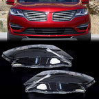 Set of 2 Headlight Lens Covers for Lincoln MKC (2014–2018)