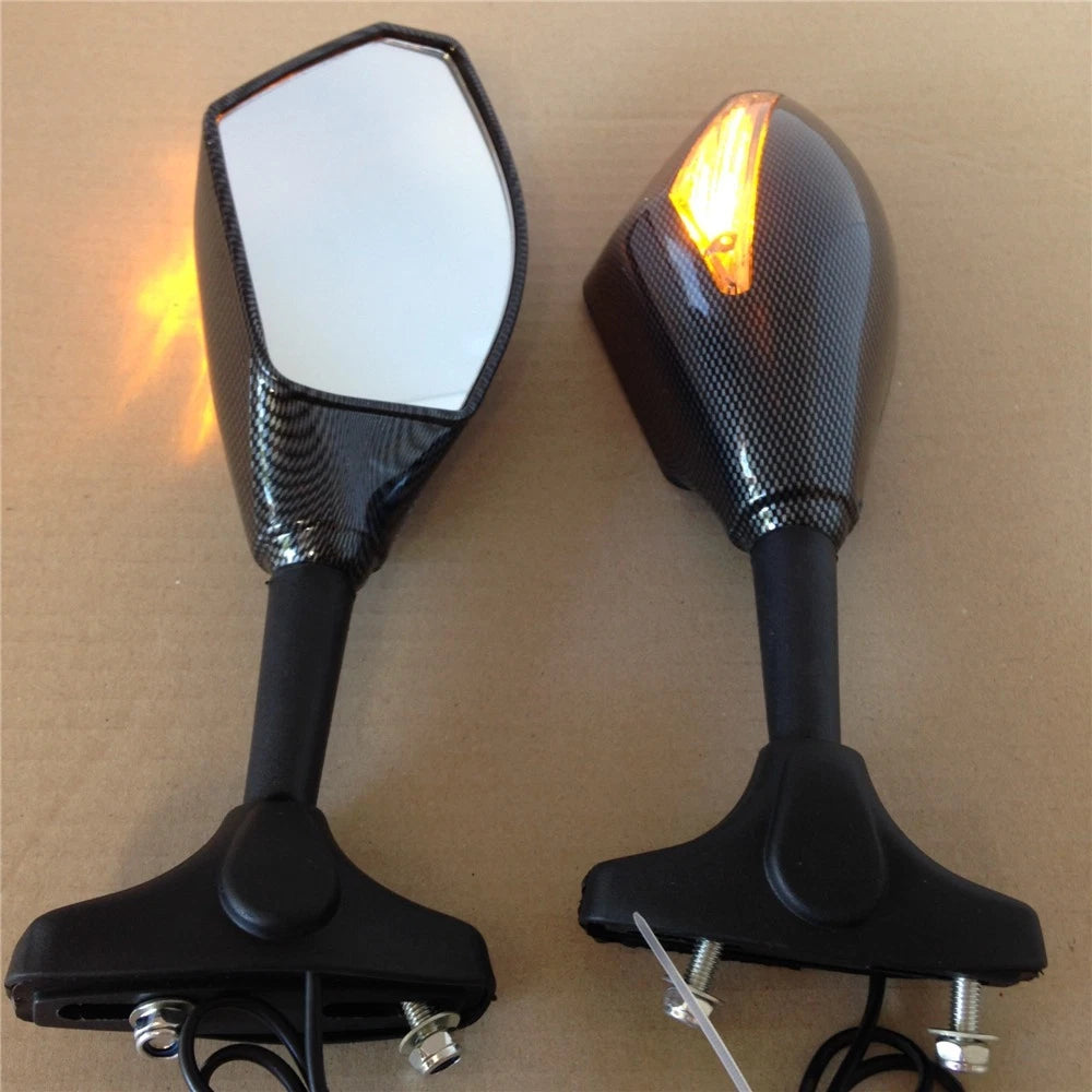 Turn Signal Mirrors for Suzuki GSX-R Hayabusa SV650S Katana RF600R (1999–2023)