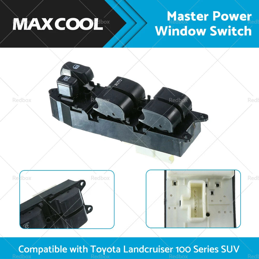 Power Master Window Switch for Toyota Landcruiser 100 Series (1998–2002)