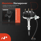 Ignition Distributor with Cap & Rotor for Chevy Malibu Impala Camaro (1977)