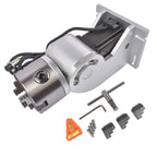 3-Jaw 80mm Lathe Rotary Chuck for Fiber Laser Engraving Machine