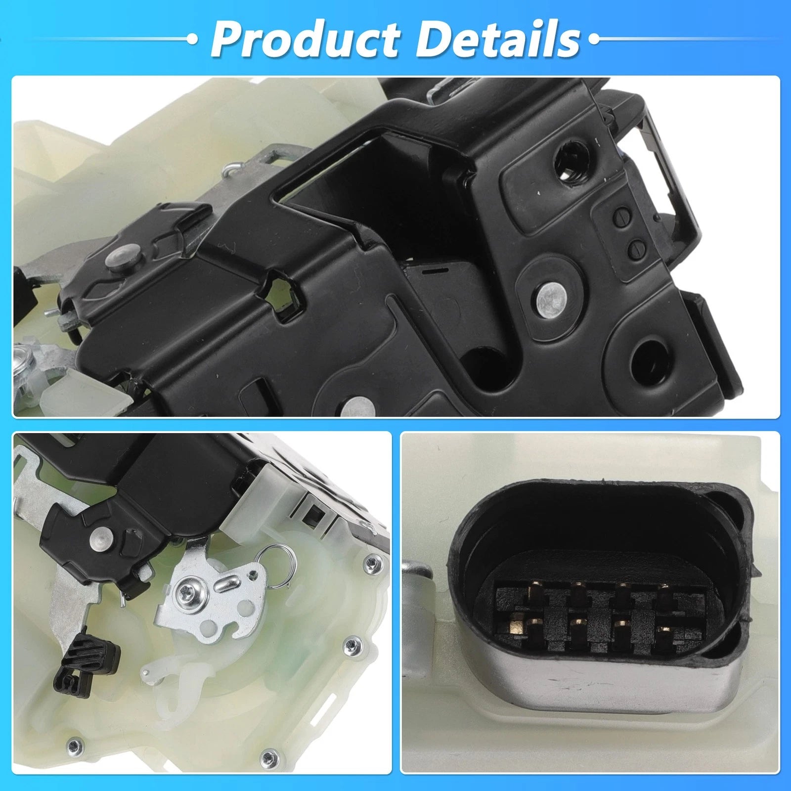 3B1837015AK Front Left Power Door Lock Actuator for Volkswagen Beetle (1999–2010)