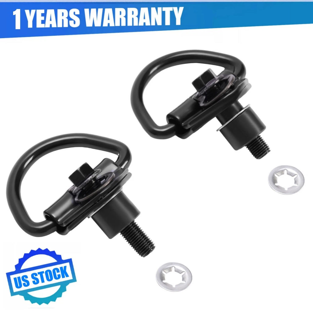 2X D-Rings Rear Cargo Tie Down Hooks for Ford Transit 150 250 350 (2015–2023)