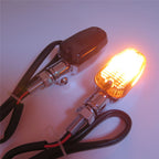 10mm Aluminum Turn Signal Blinkers for Motorcycle (Universal Fit)