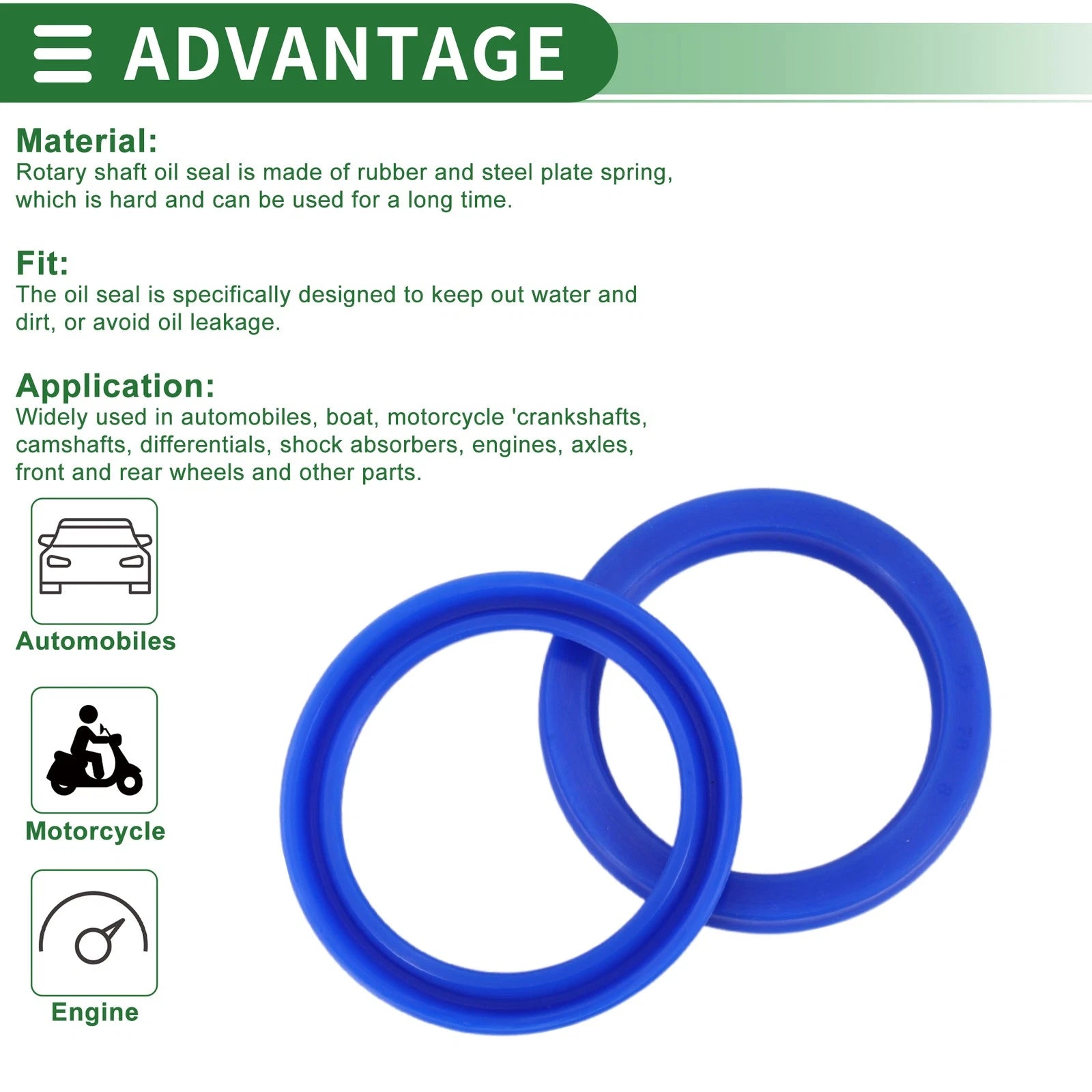 Set of 5 Oil Seal Rotary Shaft Seal 55x70x8mm for Various Models