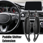Steering Wheel Paddle Shifter Extensions for Hyundai 2018-2021 Aluminum Black